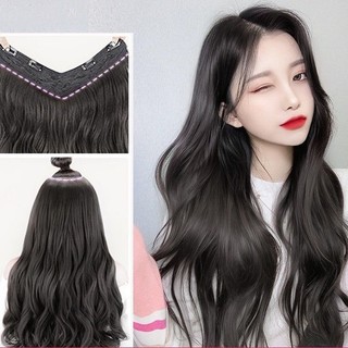Long Curly Hair Extension Natural Hair for Women Two Style I