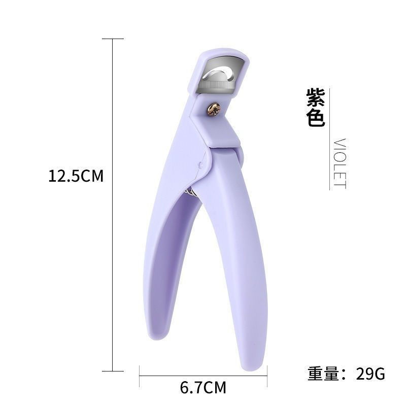 🎀台灣出貨🎀 美甲店用工具假指甲延長貼片U型剪一字剪美甲平口甲片專用剪刀鉗