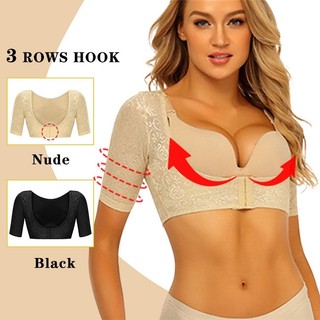 Push Up Gather Chest Shaper Tops Corset Sexy Lace Arm Shaper