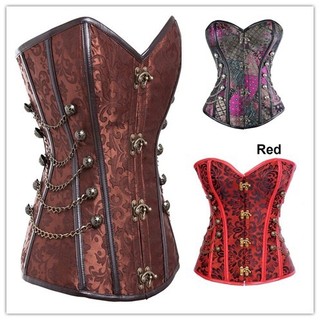 Gothic Steampunk Corset Punk Women Steel Bone Corset