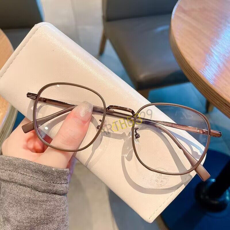 💕近視眼鏡💕韓版眼鏡 全框眼鏡 小臉大框近視眼鏡 小清新女款潮流近視 眼鏡框女高級感 素顏百搭眼鏡 可配度數近視眼鏡框