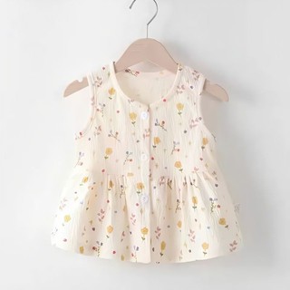Mimo⭐夏季女童背心夏裝馬甲衣服童裝女寶寶夏季上衣