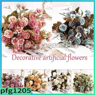 11 Heads Silk Carnation Artificial Flower Lilac Rsoe Flowers