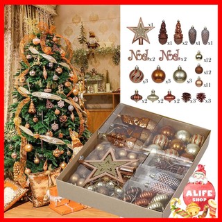 Christmas Balls Ornaments Santa Claus Snowflakes for Xmas Tr