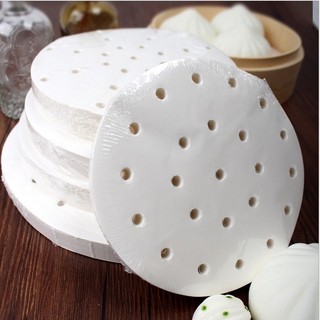 Parchment Paper 100pcs Round Baking Paper Steaming Paper Non