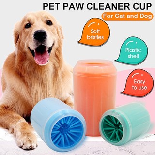 Dog Paw Cleaner Cup Pet Foot Washer Cup Soft Silicone Combs
