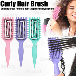 Defining Brush For Curly Hair Shaping And Styling