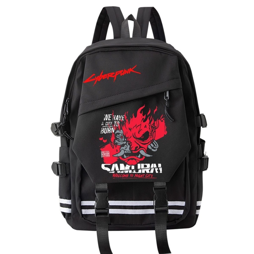 ⚡️Cyberpunk 2077⚡️ 電馭叛客 電馭叛客週邊 邊緣行者 賽博朋克 賽博朋克2077遊戲週邊書包學生男女雙