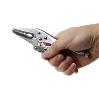 7Inch Locking Pliers Long Nose Straight Jaw Lock Vise Grip C