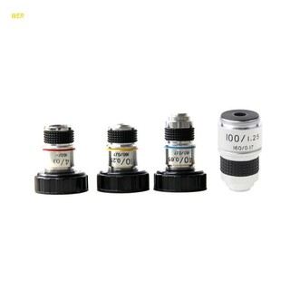4X 10X 40X 100X High Quality Microscope Objective Lens Achro
