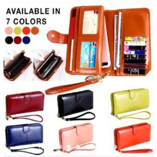 Fashion Leather Korea Long Ladies Wallet High Quality Card H