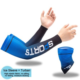 Ice Arm Sleeve And Face Mask Set Anti-UV Breathable Outdoor