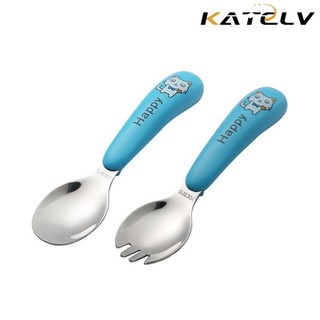 2pcs Spoon Fork High Quality Dinnerware Round Case Realy Sa
