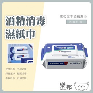 (過期)酒精消毒濕紙巾- 酒精擦濕巾 75% 酒精濕巾 食品級 酒精 抗病毒 去汙 迷你 濕巾 酒精擦 濕紙巾 樂邦