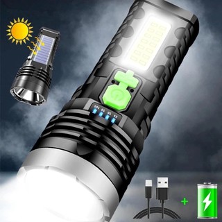 LT-911 Solar LED Torch USB Charging Multifunctional Built-in