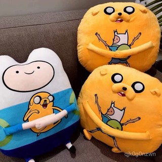 ✨Adventure Time✨探險活寶 可愛卡通探險活寶時光玩偶毛絨公仔動漫阿寶老皮抱枕沙髮靠墊禮物 CSSM