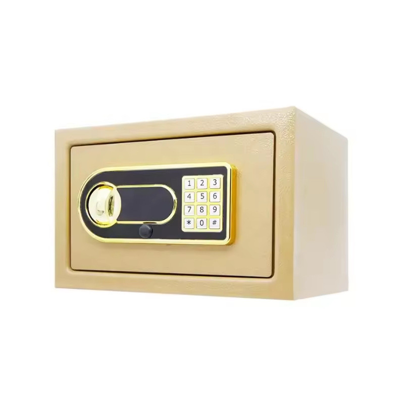 【滿減-優惠】廠家直供 20電子 密碼 保險箱 家用 保險櫃 尺寸 顔色可定製 密碼鎖 4kg 尺寸20*31*20cm