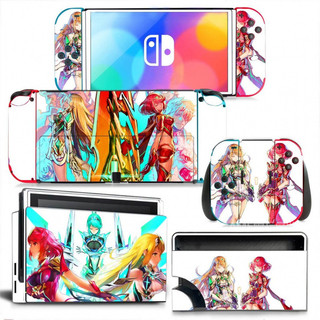 ✨臺灣出貨 免運✨ Switcholed貼膜 Switch oled遊戲機貼紙 Switch oled痛貼 動漫保護貼