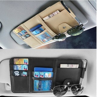 1Pc Card Holder Storage Box Sunglasses Storage Clip Fixing A