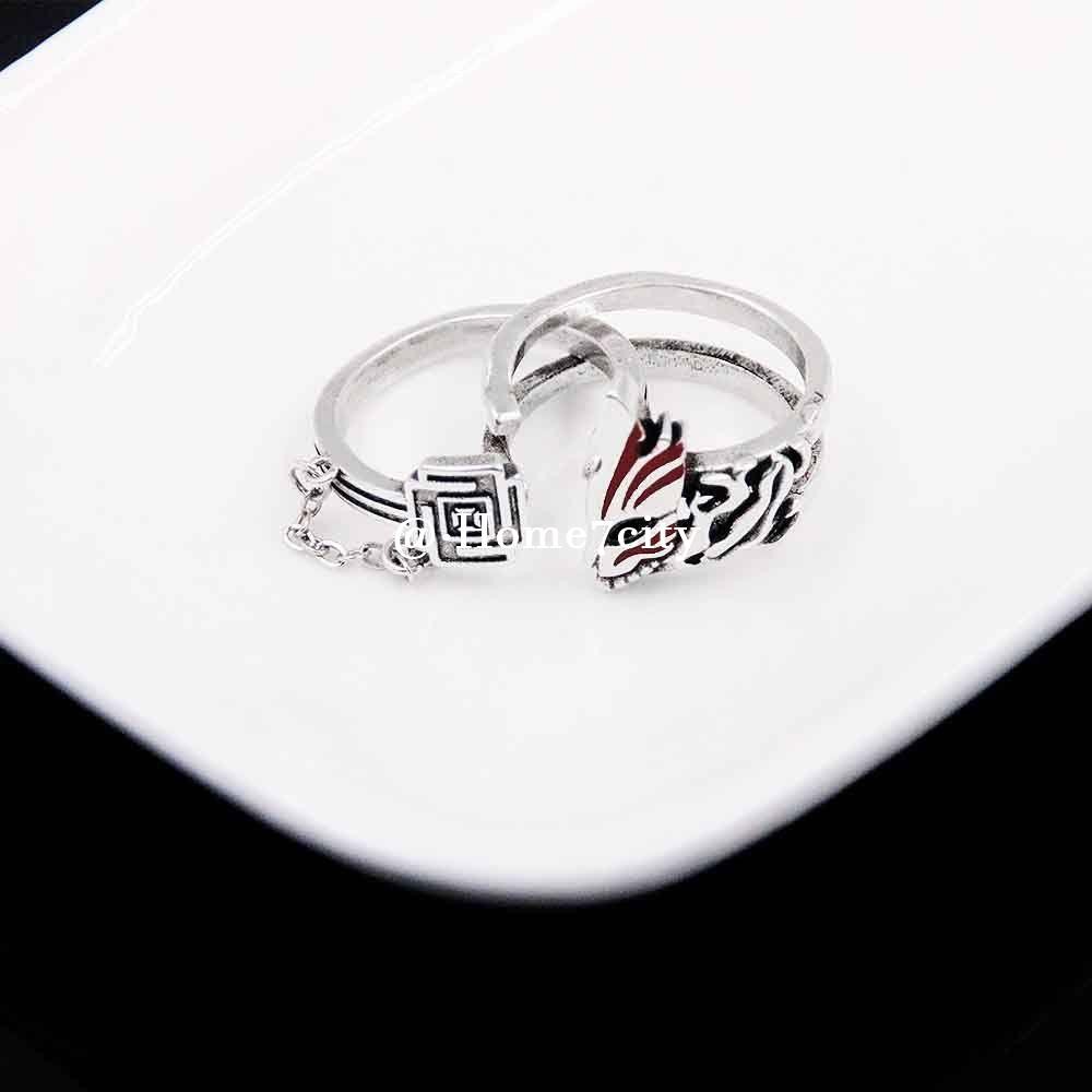 🔥現款免運🔥死神周邊 死神印象戒指 烏爾奇奧拉 葛力姆喬大紅蓮冰輪丸 谷冬獅郎cos指環 交換禮物 生日禮物