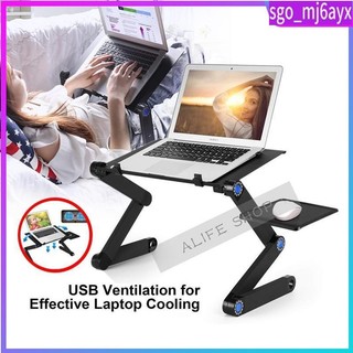 Ventilated Laptop Stand Lift and Computer Desk-Multifunction