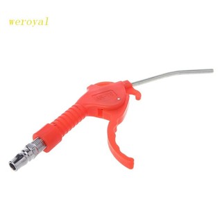 Spring Loaded Trigger Bent Tube Nozzle Red Air Blow Gun Dust