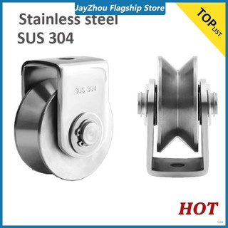 Heavy Duty 2 inches V Groove Pulley Gate Roller Wheel V Type