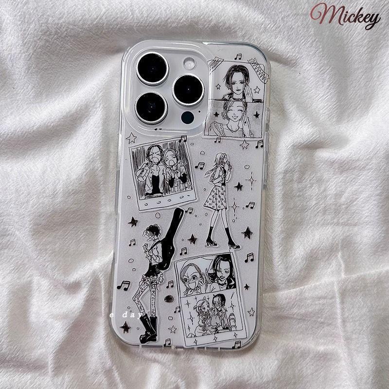 新款上市.日漫NANA女孩適用iPhone17/16promax手機殼蘋果15/14/13新款12小眾11