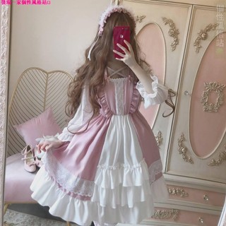 🍀 地雷系 地雷系衣服 y2k y3k 亞文化 原宿風 女裝日系軟妹原創Lolita洛麗塔洋裝可愛學生日常裙長袖op