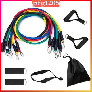 Resistance Bands Set with Stackable Exercise Bands,Non-Slip