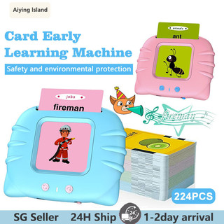 Baby Bilingual Flash Cards Reader Learning Machine Children'