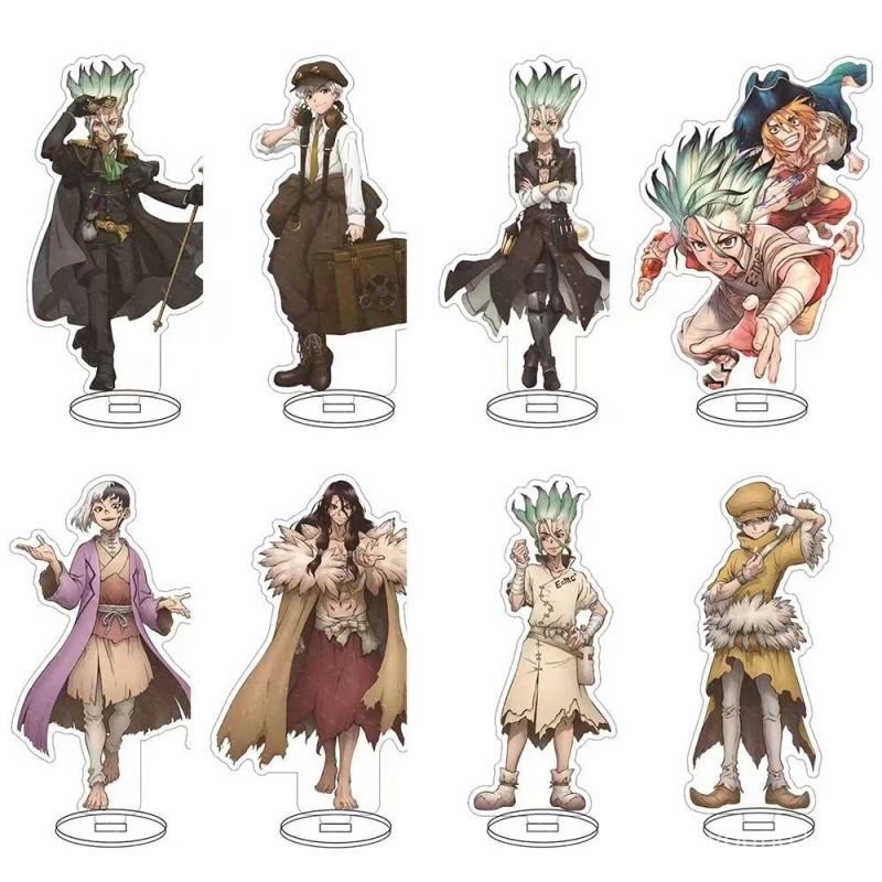 ⭐️店長優選⭐️爆款 石紀元 石神 立牌 韆空 琥珀 克羅姆 獅子王司 冰月 亞克力 桌麵 高顏值 擺件 動漫 週邊