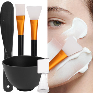 5Pcs/Set DIY Silicone Facial Mask Mixing Bowl - Facial Appli