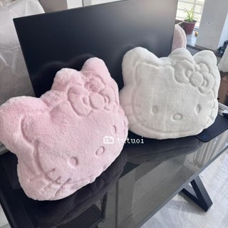 HelloKitty周邊✨ KT貓毛絨靠枕床頭車載靠墊毛絨玩具創意玩偶沙發枕頭送女生日禮物 凱蒂貓