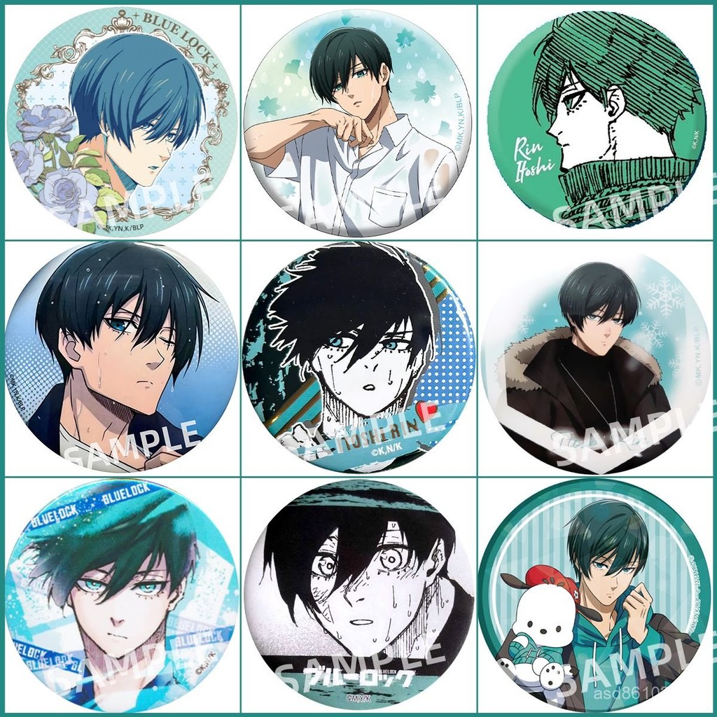 限時折扣✔️ 藍色監獄糸師凜個人池馬口鐵吧唧狗狗眼徽章動漫週邊原畵穀子紮包