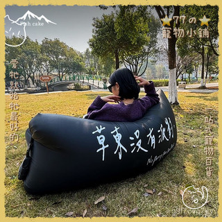 【折扣連連🐕精品】草東沒有派對週邊充氣沙髮戶外音樂節便攜式躺椅小眾高級感單品