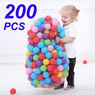 200Pcs Baby Ocean Balls Water Pool Ocean Wave Ball Kids Swim