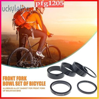 CANSUCC 6pcs/set Bicycle Front Fork Washer Headset Spacer Ga