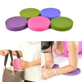 2Pcs Round Elbow Knee Pad Yoga Mat Fitness Plank Gym TPE Dis