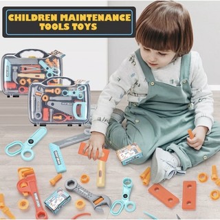 Children's Toys Repair Toolbox Woodworking Box Screwdriver D