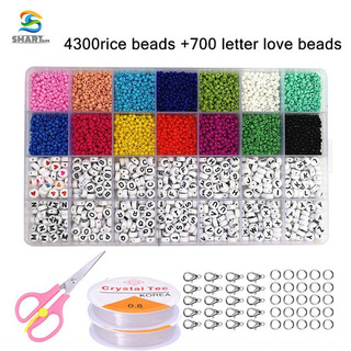 5000 pcs DIY Acrylic Letter Beads Set For Bracelets Jewelry