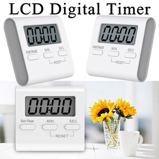 LCD Digital Kitchen Timer Countdown Clock Loud Alarm Clock D