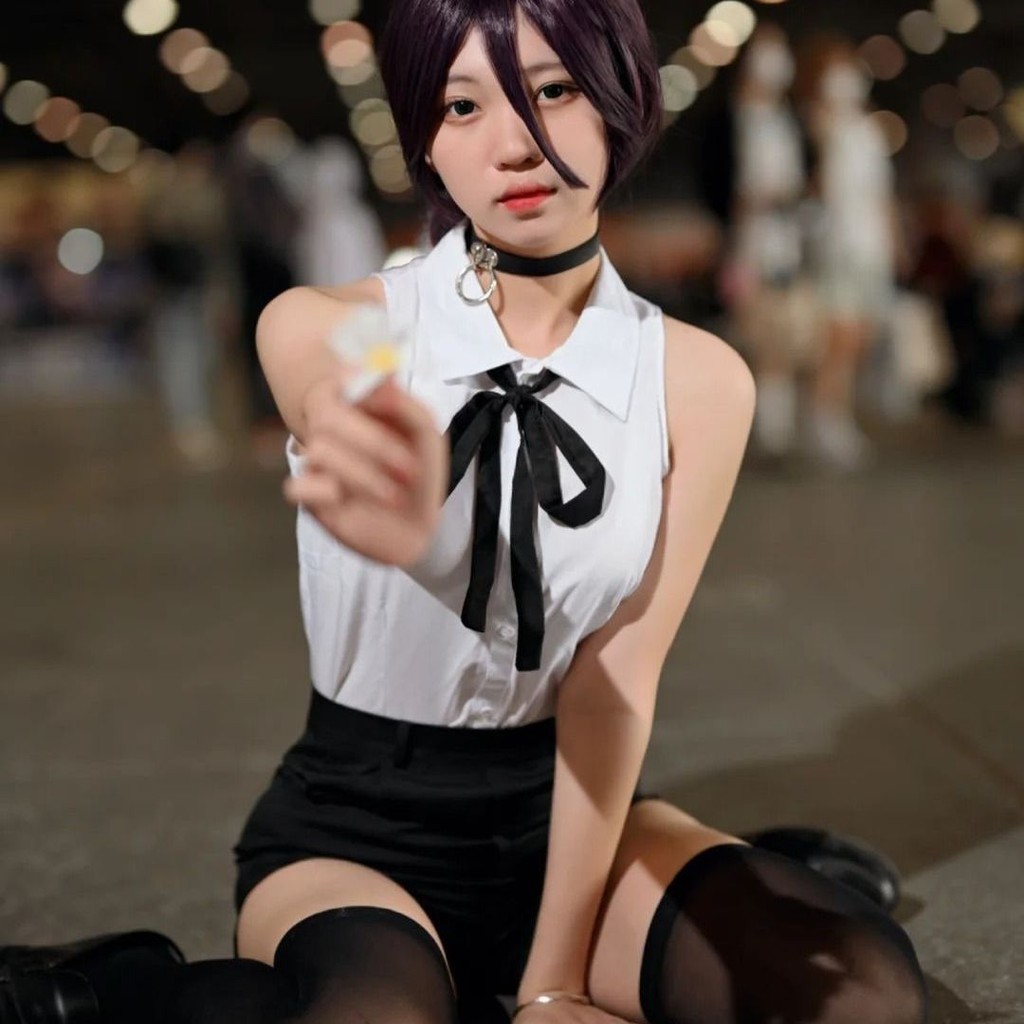 鏈鋸人 cosplay 蕾塞 蕾潔篇 週邊 萬聖節電鋸人cos服三鷹朝cos服瑪奇瑪帕瓦Cosplay蕾塞cos服裝製服