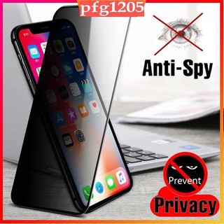 For iPhone 11 Pro X XS Max XR Cases Tempered Glass Privacy