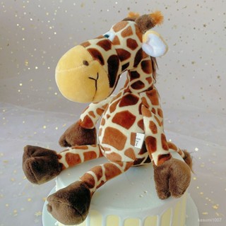 【臺灣出貨】免運🔥森林動物長頸鹿公仔玩偶活動禮物兒童安撫毛絨玩具