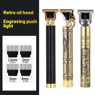 T9 electric men's hair clipper, electric retro Buddha head