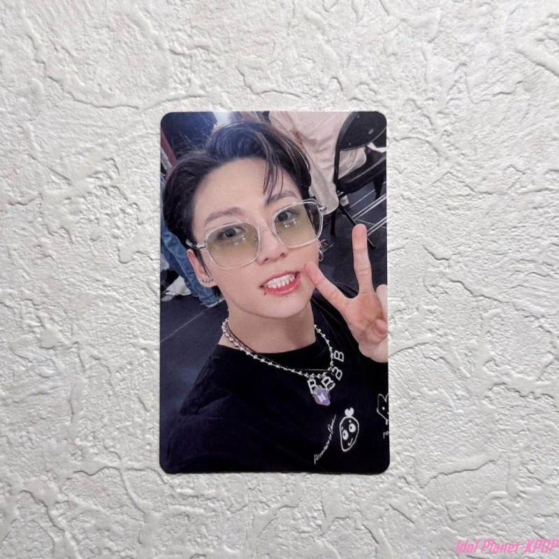 IdolBTS防彈少年團 田柾國Jung Kook小卡 拉斯維加斯情人果 ptdDVD固卡 眼鏡比耶果