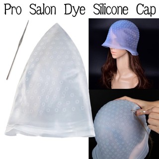 Pro Salon Dye Silicone Cap Hair Salon Color Coloring Highlig