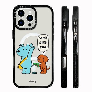 ✨限時下殺✨磁吸case聯名eteecy蘋果手機殻iPhone16磁吸亞克力透明手機殻