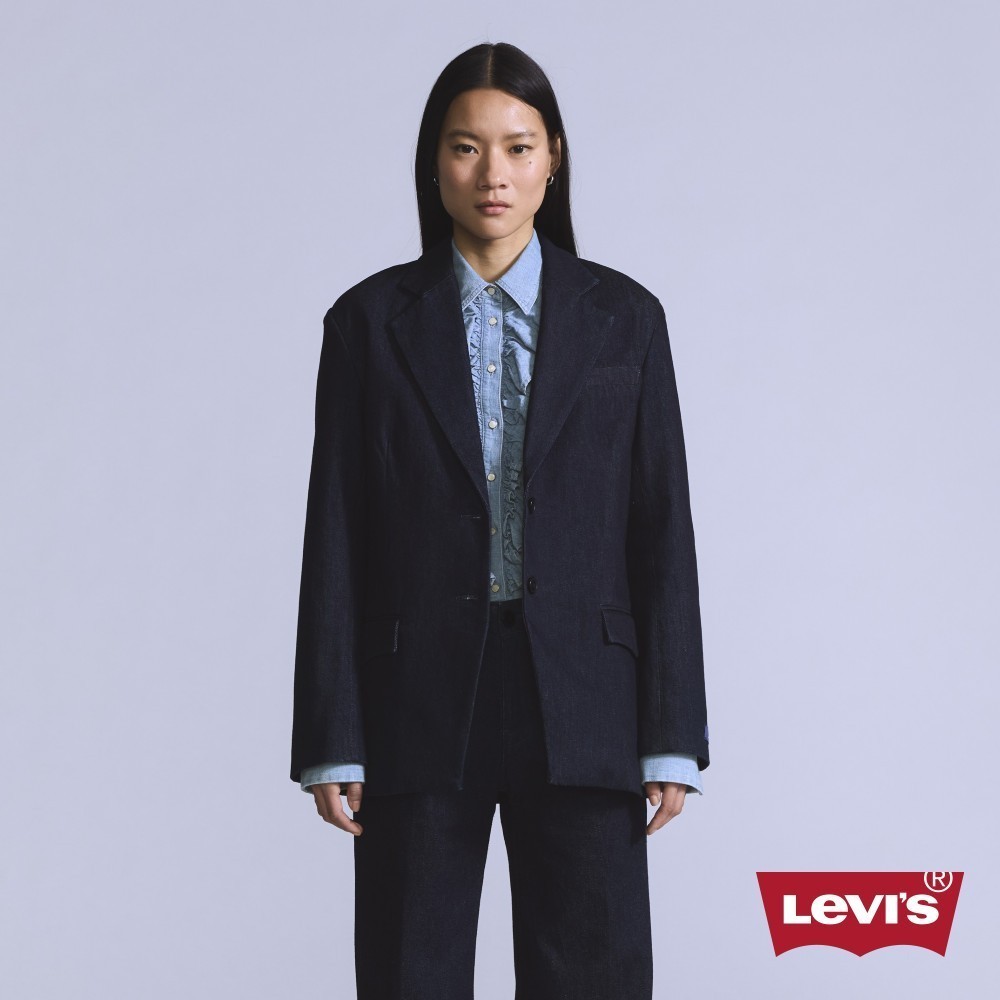 Levi's® BLUETAB™ 女款 丹寧牛仔西裝式外套 人氣新品 001LV-0000